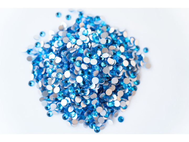 Capri Blue Rhinestones