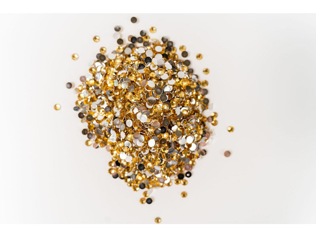 Honey Gold Resin Rhinestones