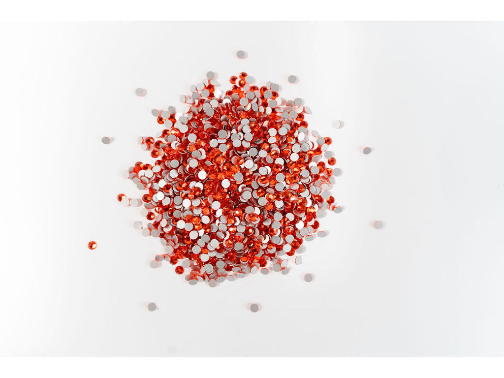 Hyacinth Orange Rhinestones