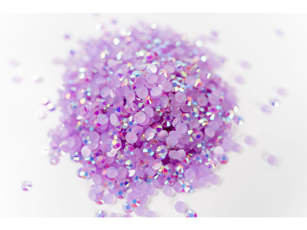 Light Purple AB Jelly Resin Rhinestones