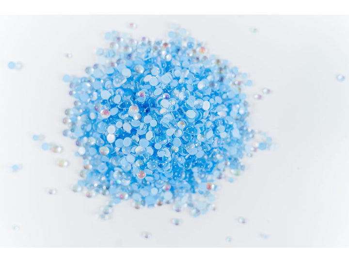 Mermaid Tears Rhinestones; Light Sapphire (Blue)