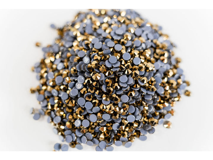 Mine Gold Hotfix Rhinestones