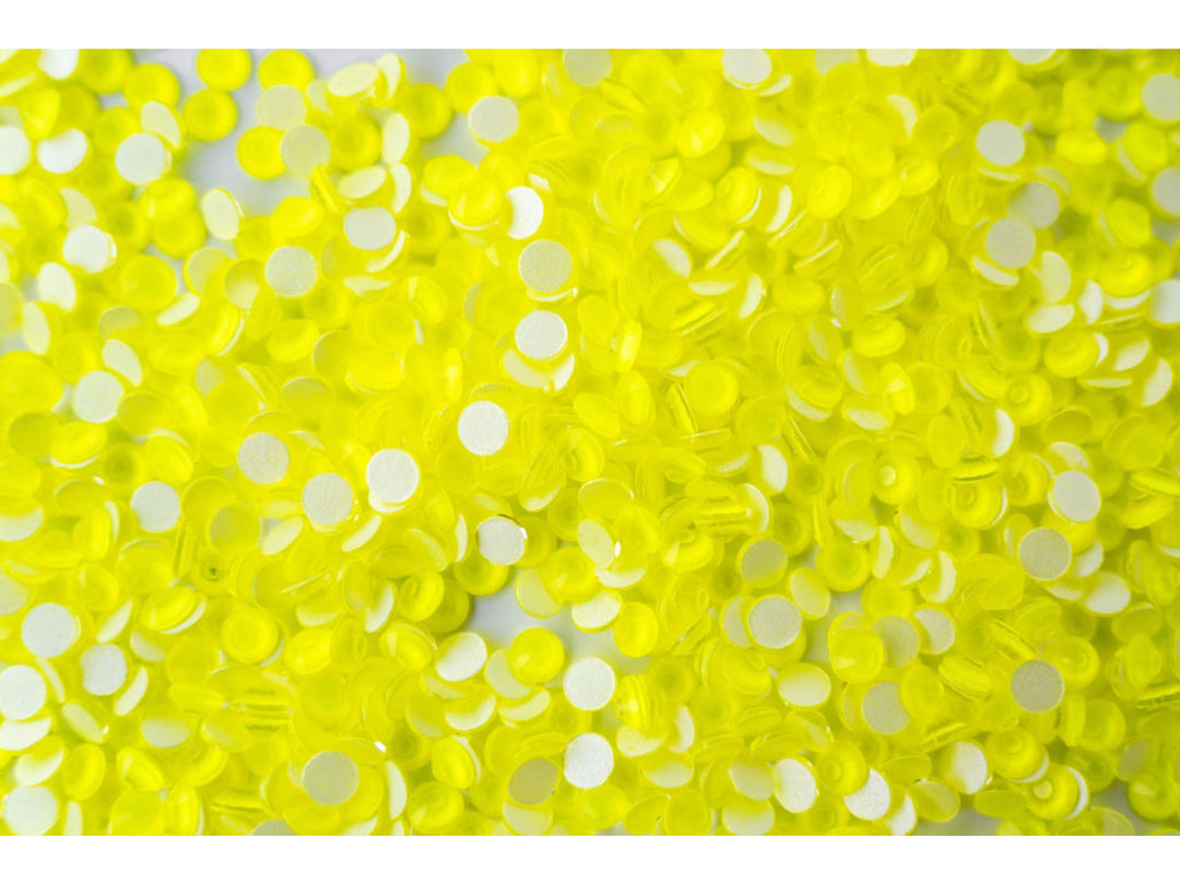 Neon Yellow Rhinestones – DecoMuse Boutique