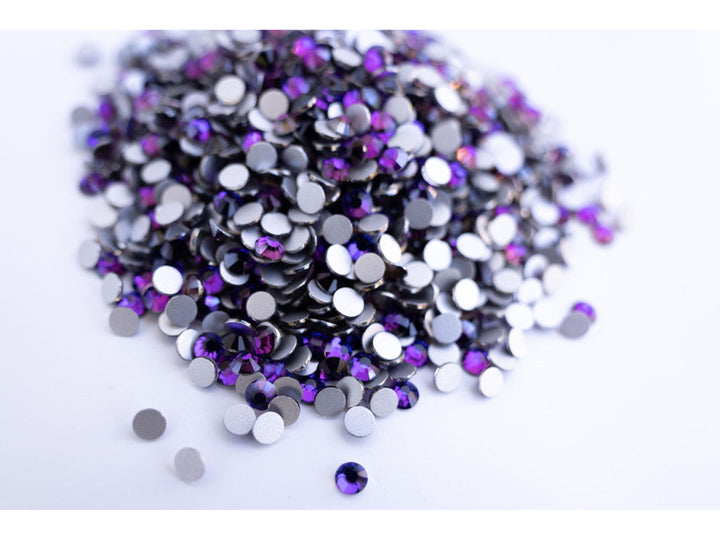 Purple Flame Rhinestones