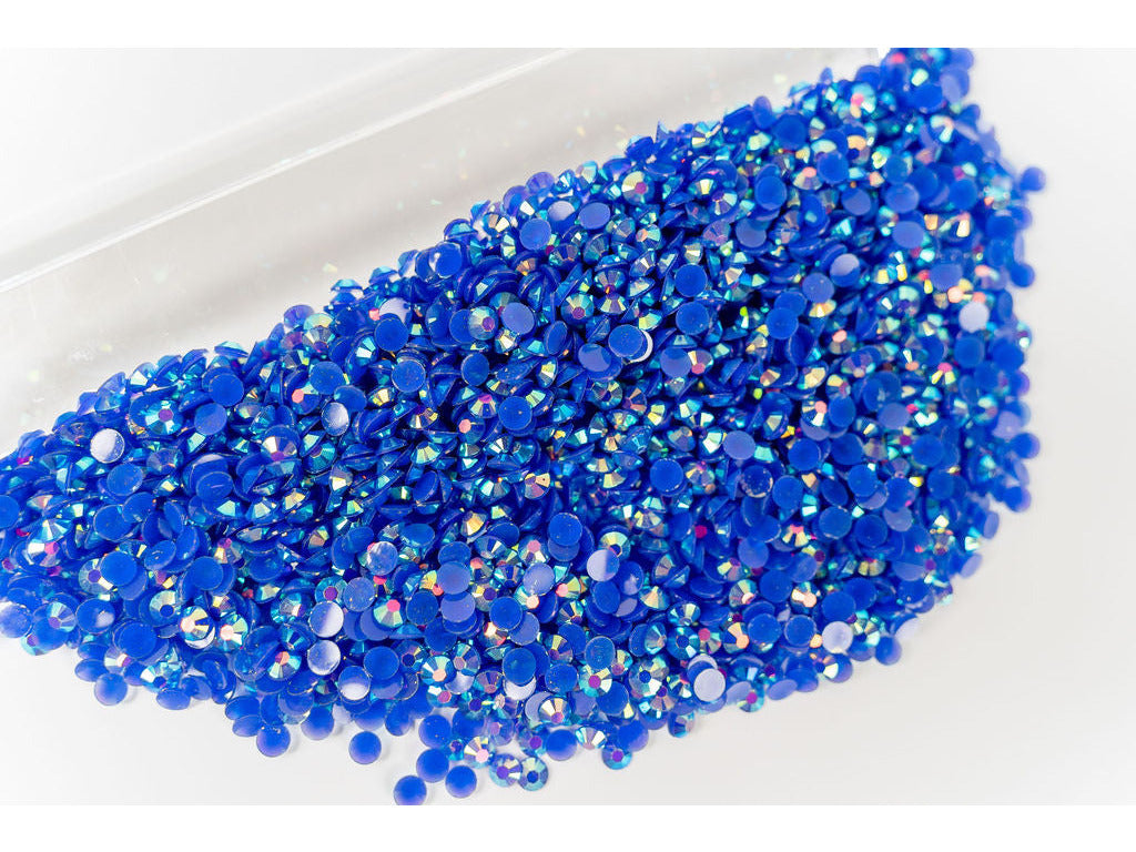 Royal Blue AB Jelly Resin Rhinestones