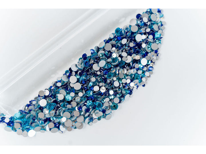 Seaside Glass Rhinestone Mix