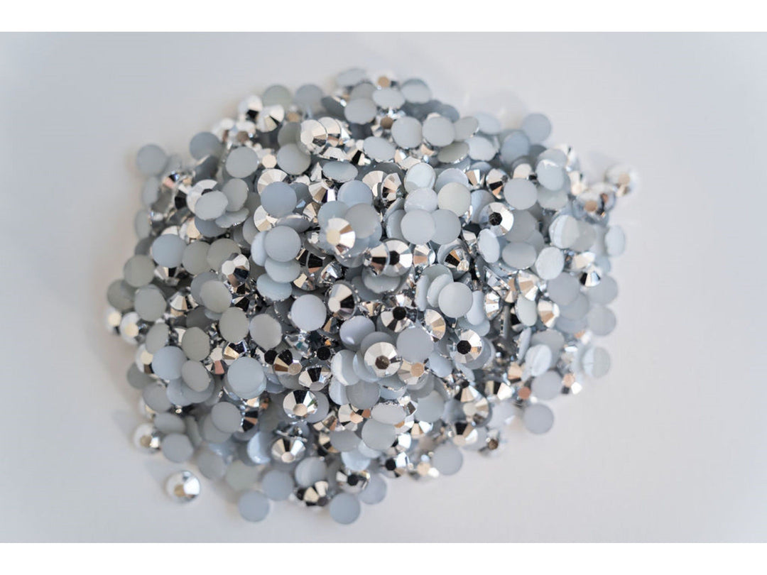 Silver Jelly Resin Rhinestones