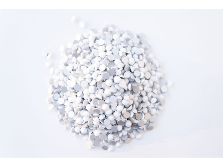 Solid White Rhinestones