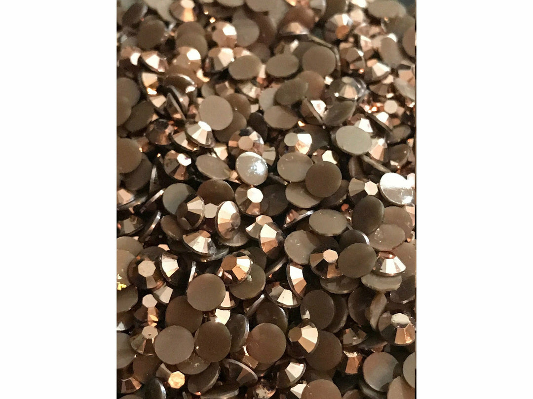 Copper Jelly Resin Rhinestones