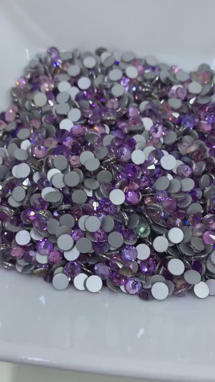 Air Violet Purple Rhinestones – DecoMuse Boutique