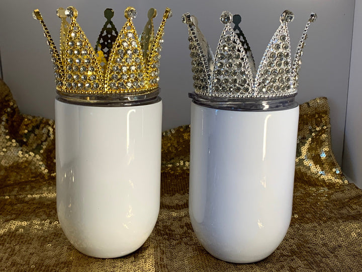 Decorative Crown Topper for Tumbler fit most 10oz, 20oz, 30oz lids