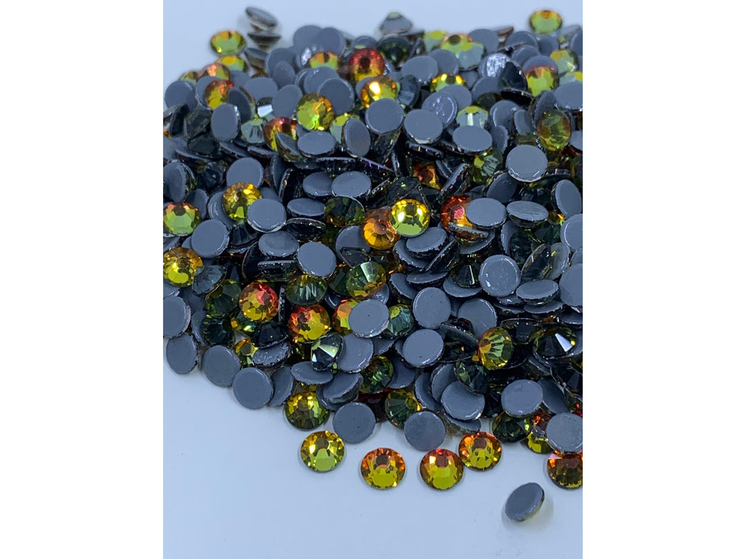 Blue Volcano glass rhinestones