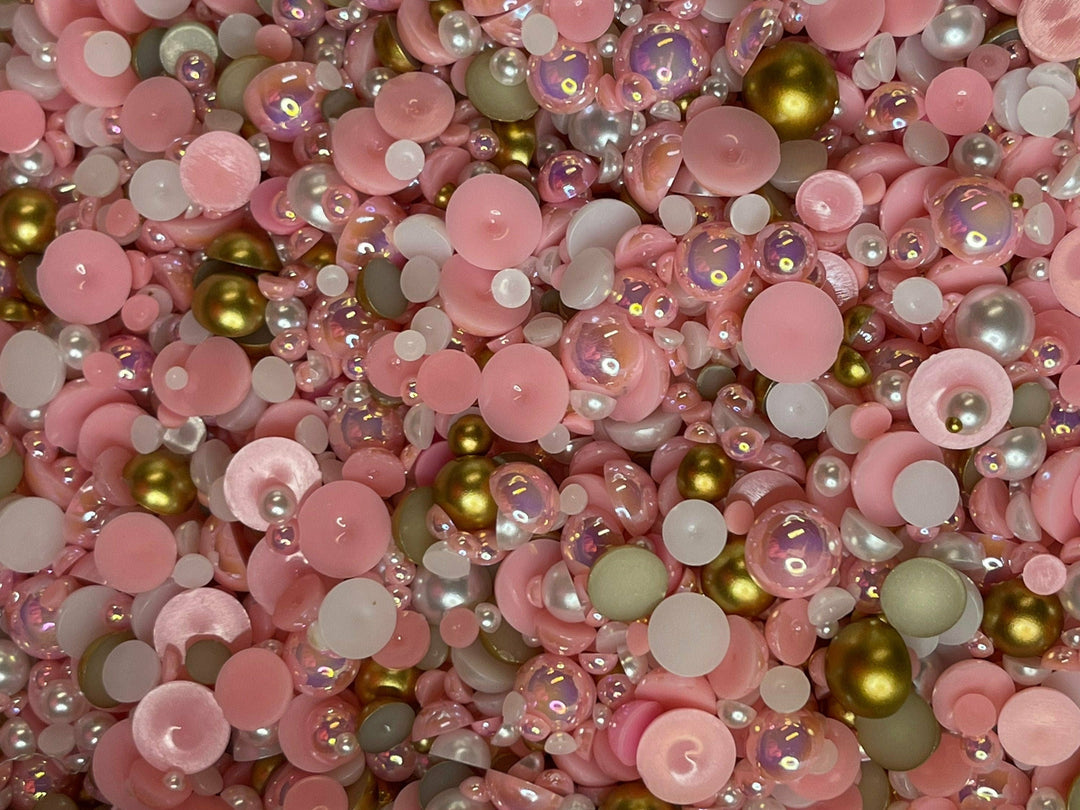 Medium Pink AB Flatback Pearl – DecoMuse Boutique