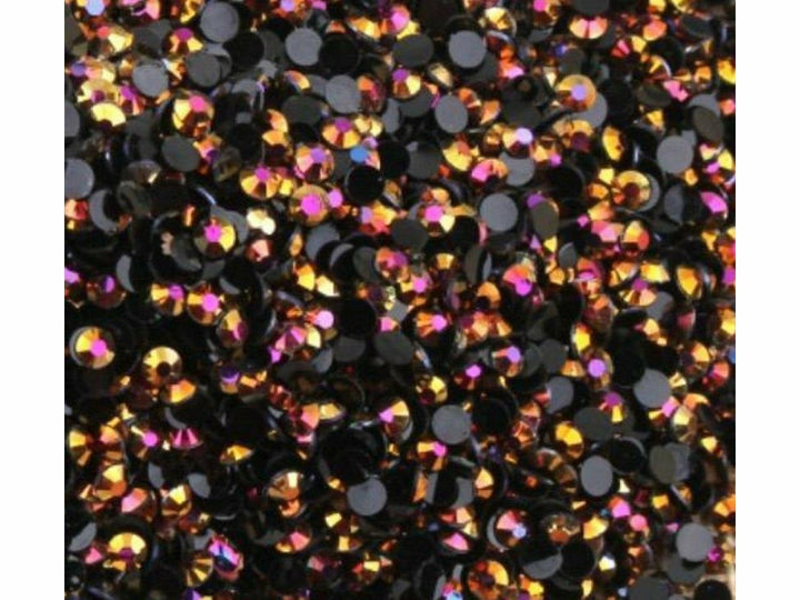 Gold Rose AB Jelly Resin Rhinestones