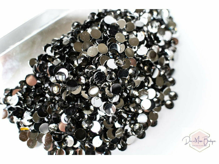 Black Diamond Resin Rhinestones