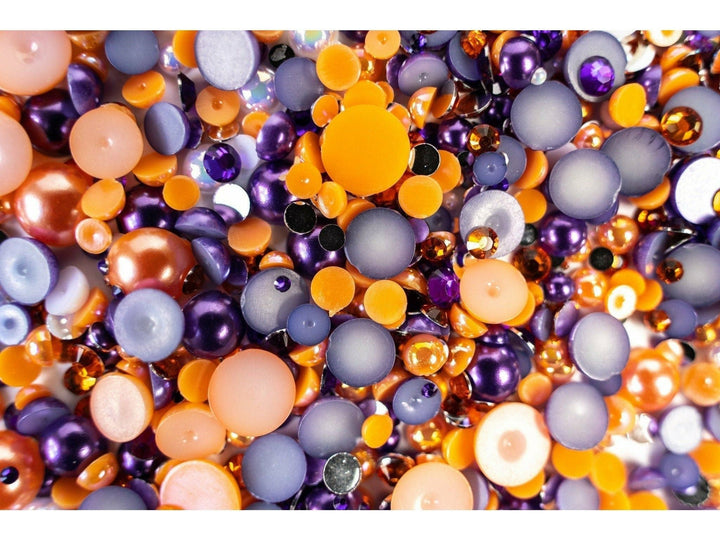 Tiger Paw Pearls and Rhinestone Mix