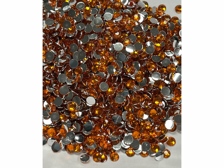 Orange Resin Rhinestones