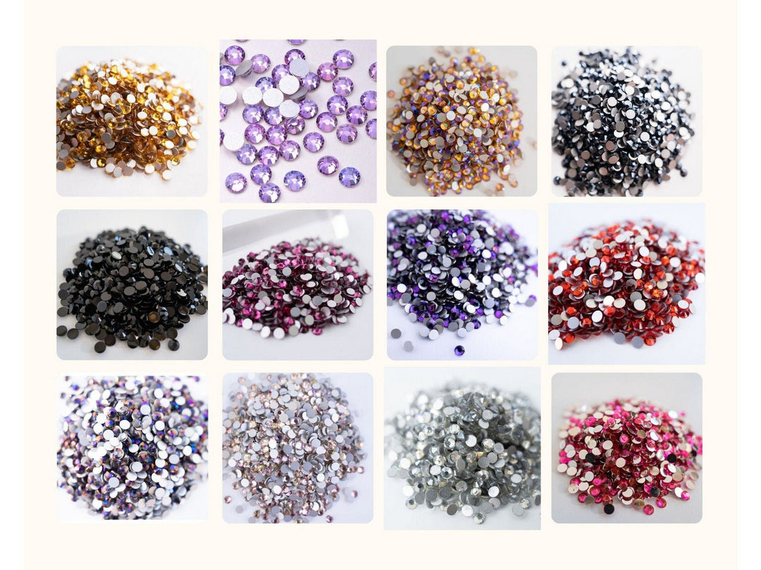  BEADSLAND Hotfix Rhinestones Bulk, 14400PCS Crystal