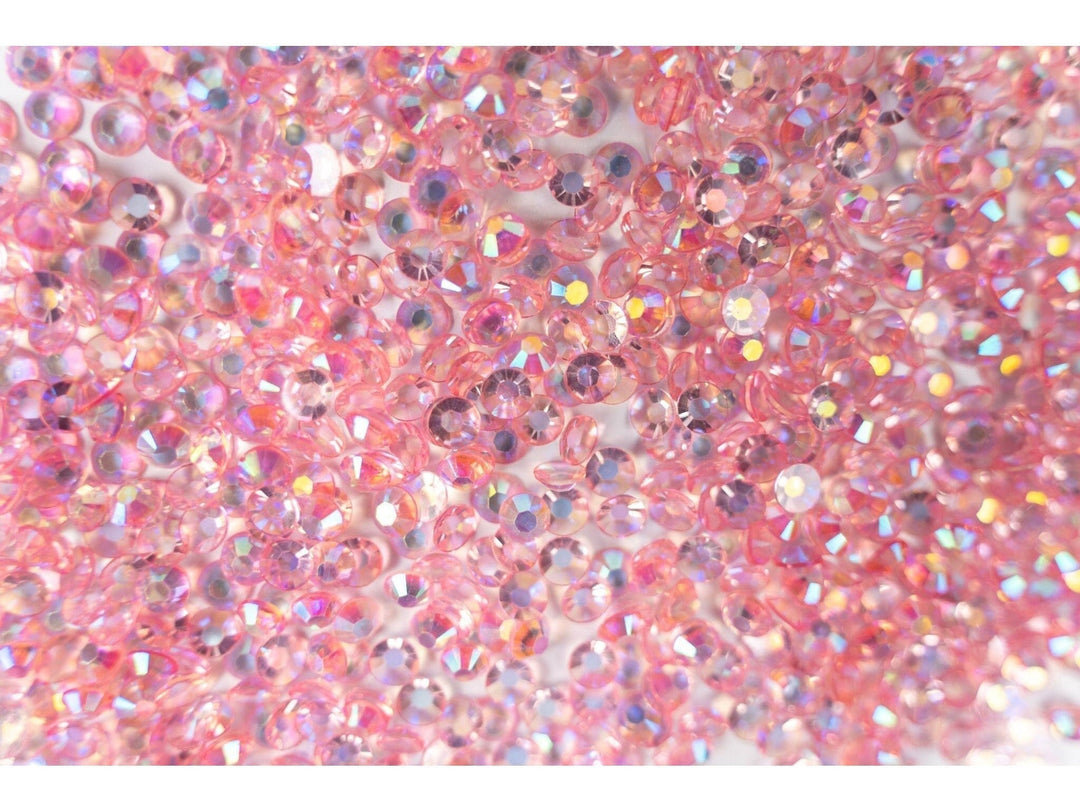 Sweet Peach Transparent AB Jelly Resin Rhinestones