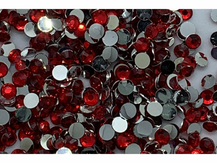 Red Dark Siam Resin Rhinestones