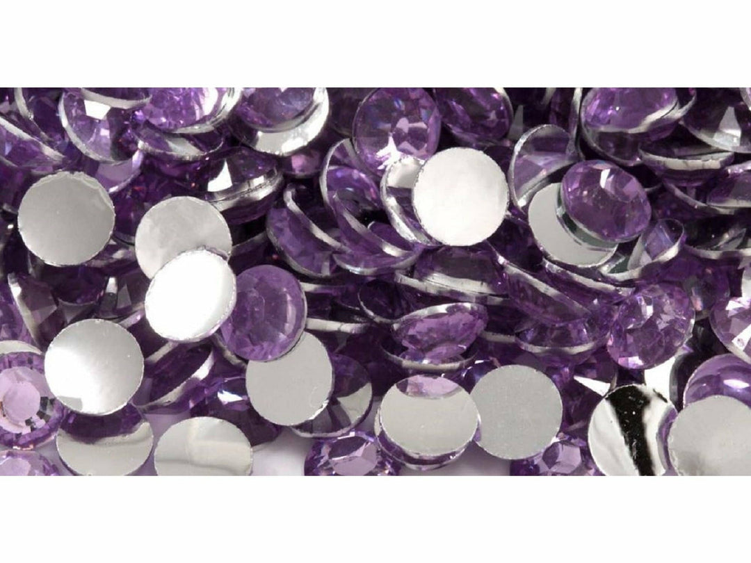 Light Purple Resin Rhinestones