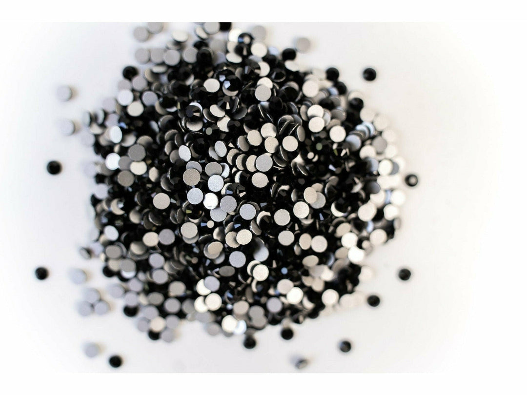 Jet Black Rhinestones