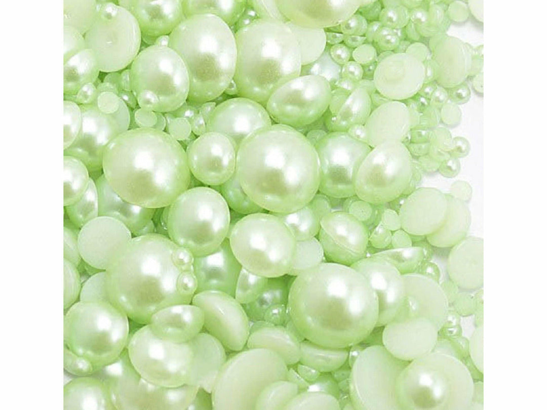 Light Green Pearl Flatback Pearl