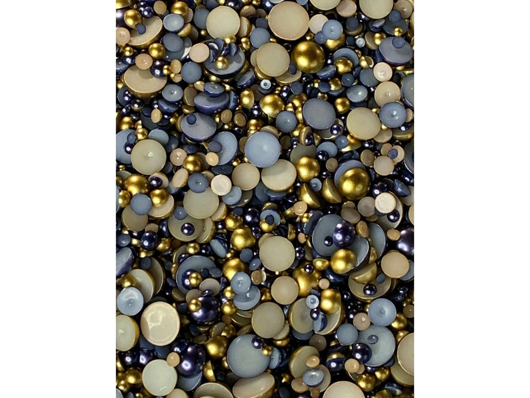 Montana Gold Pearls and Rhinestone Mix