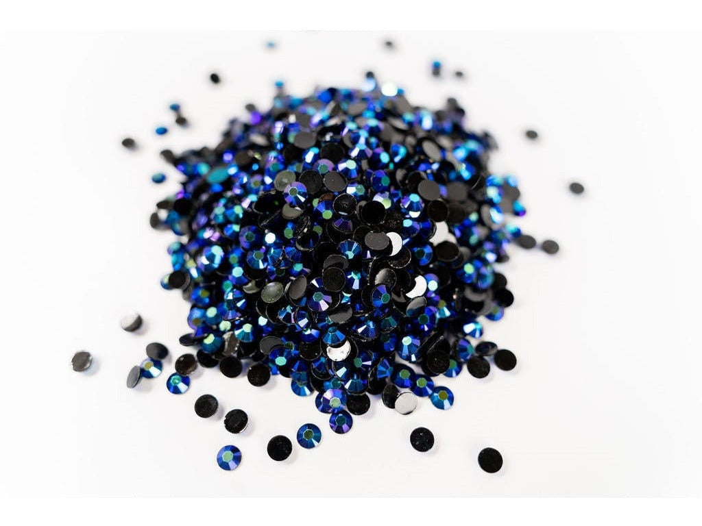 Electric Blue AB Jelly Resin Rhinestones