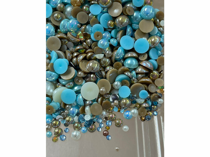 Morrocan Pearls and Rhinestone Mix