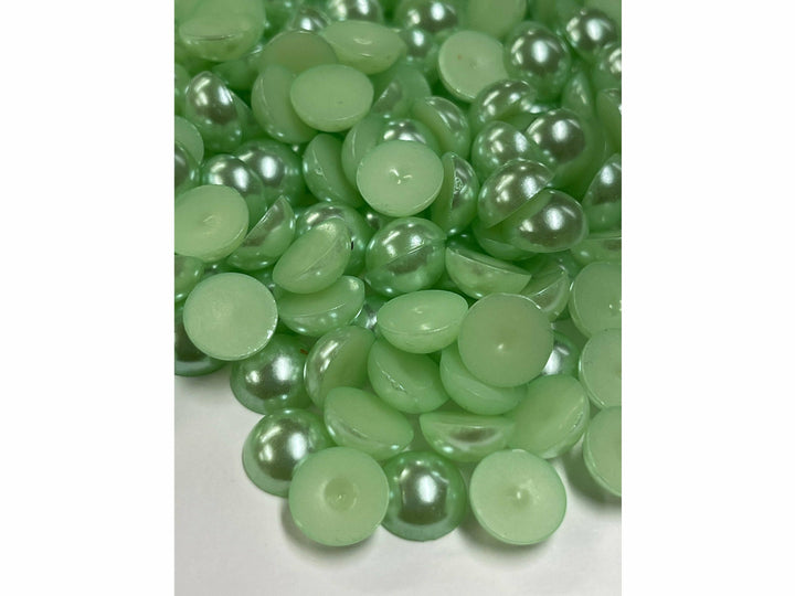 Mint Green Pearl Flatback Pearl