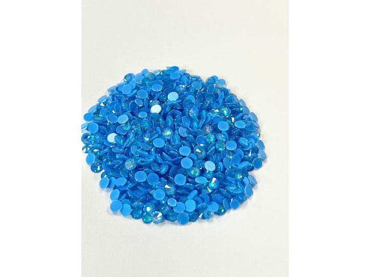 Luminous Capri Blue AB Glass Rhinestones