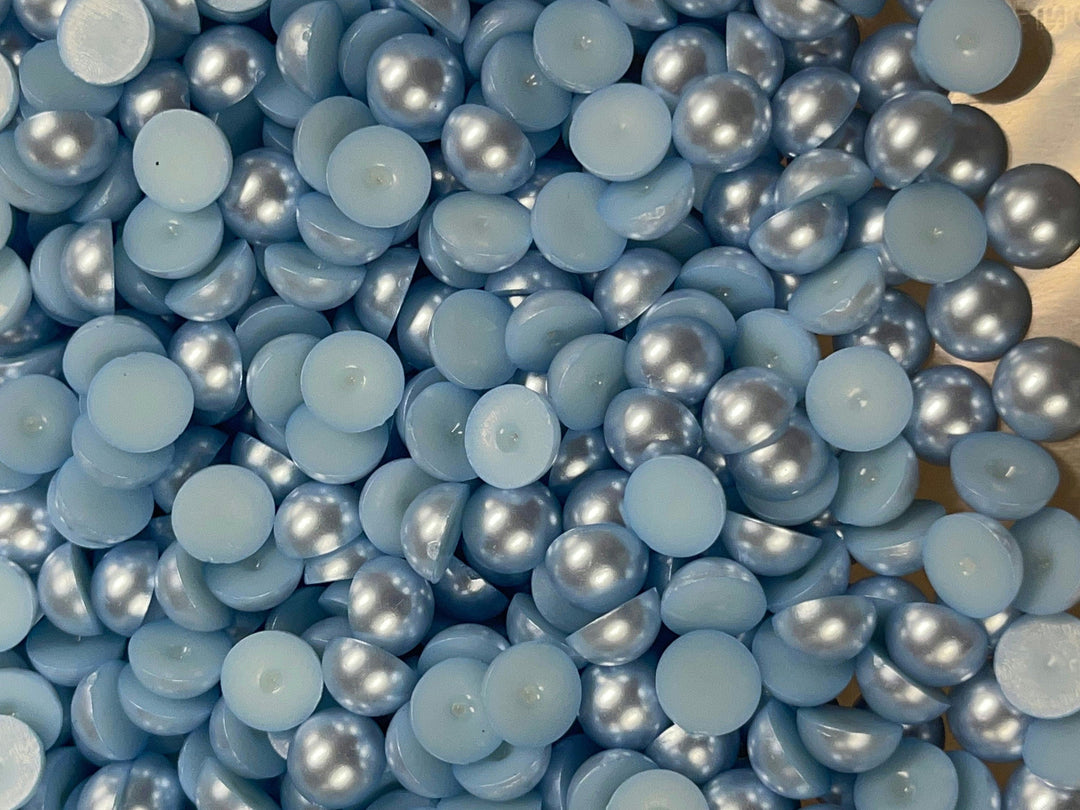 Powder Blue Half Round Pearl