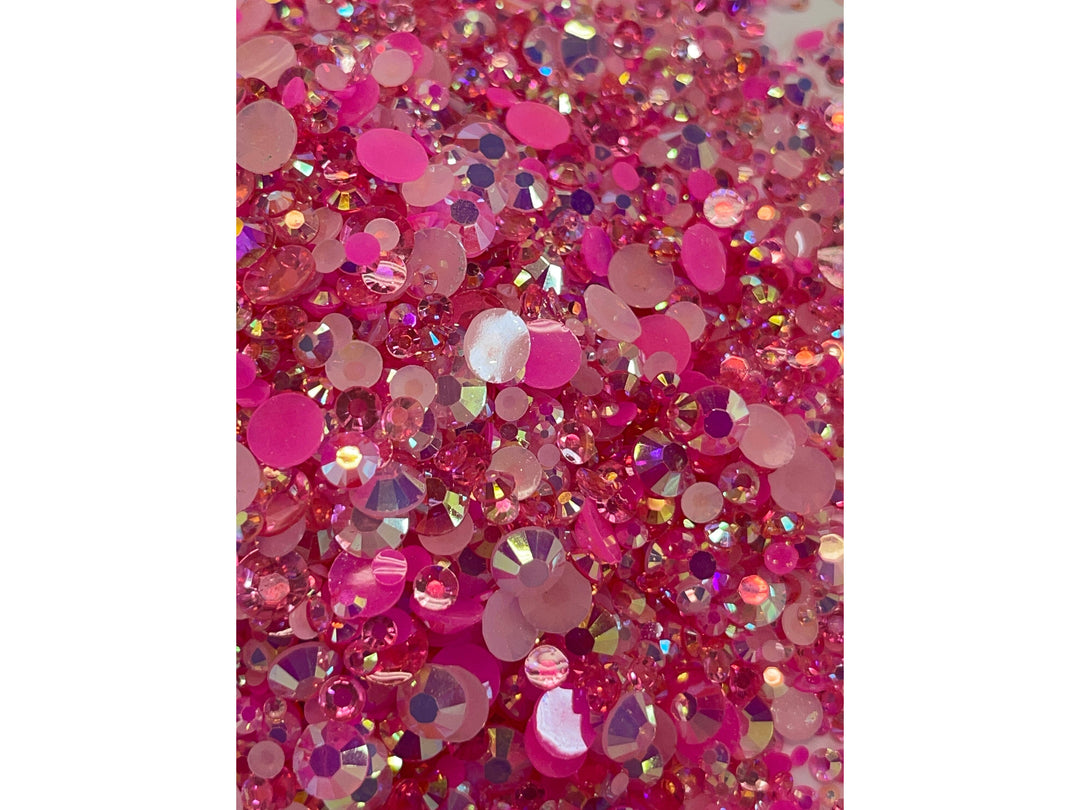 Monochrome Pink Jelly Resin Mix