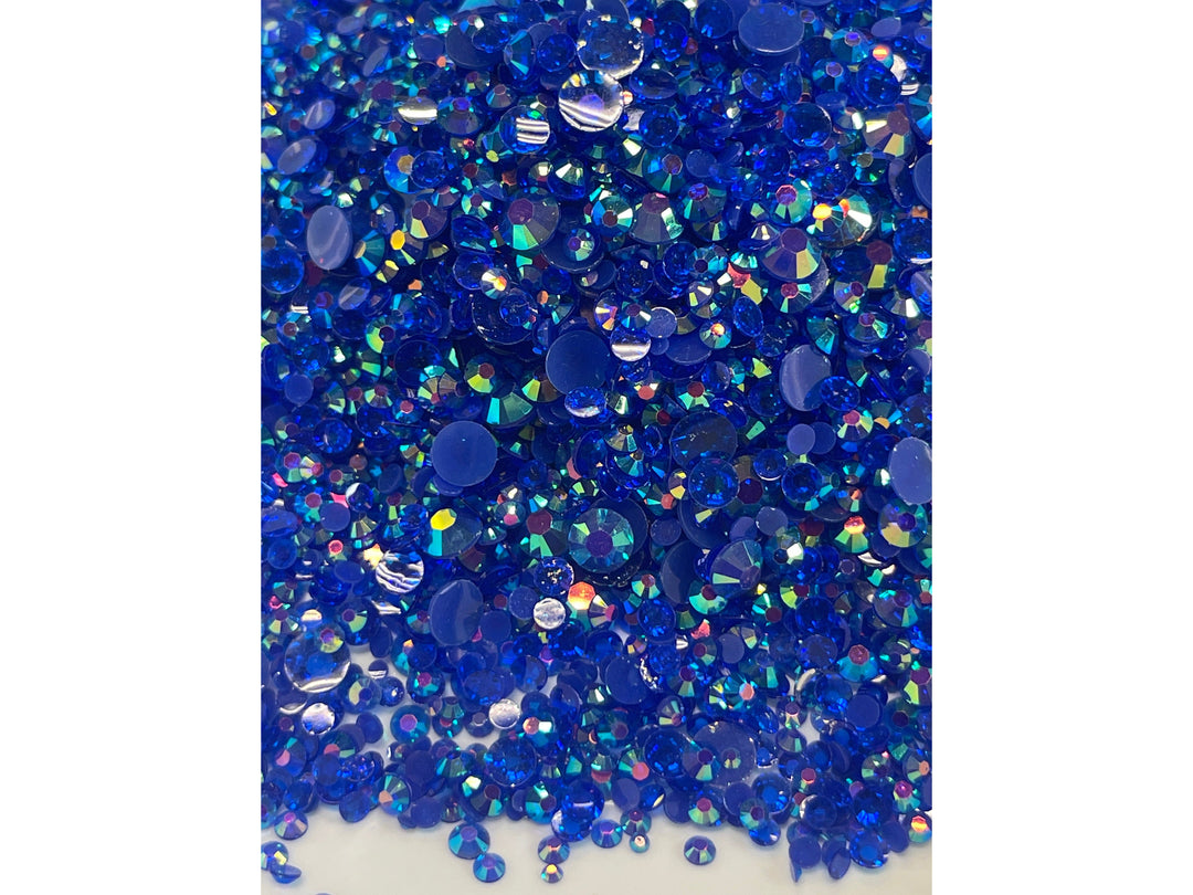 Monochrome Blue Jelly Resin Mix