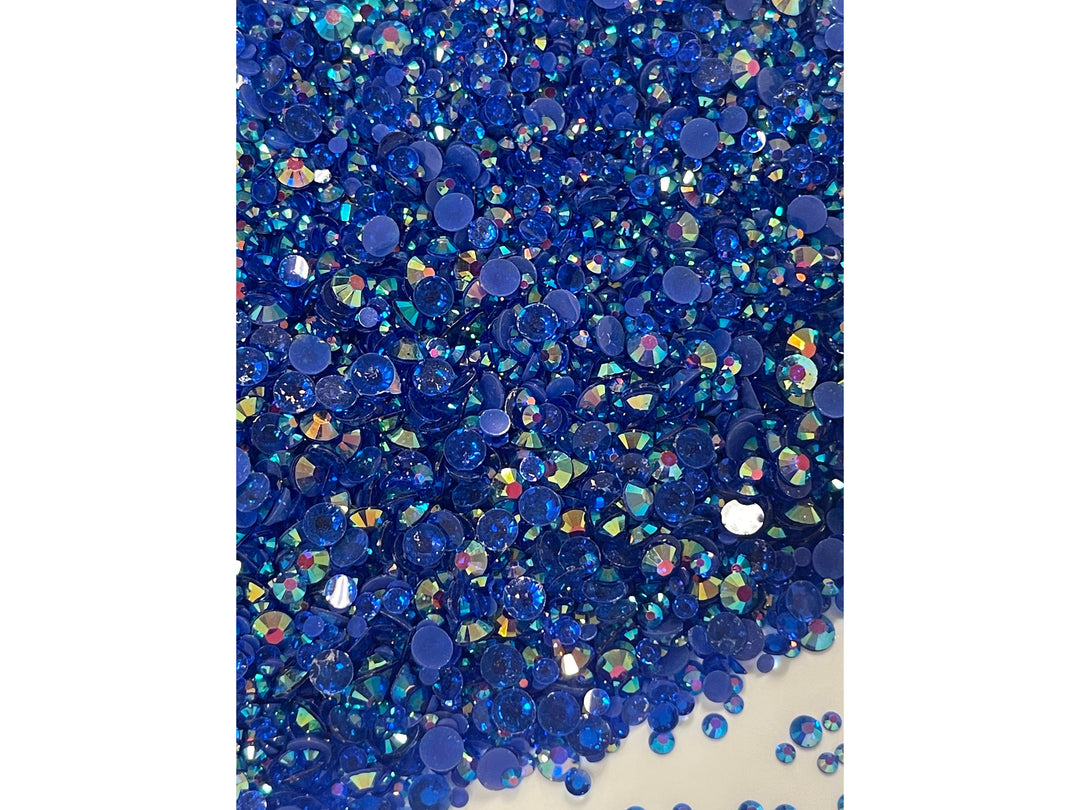 Monochrome Blue Jelly Resin Mix