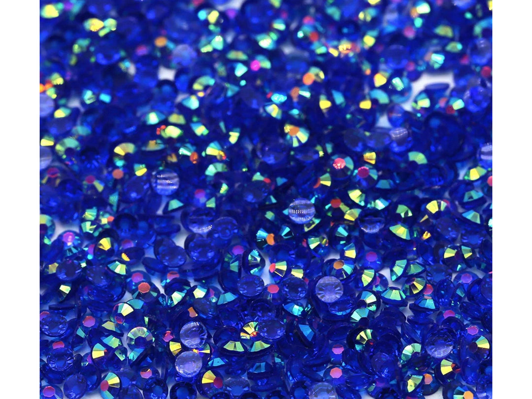 Blue Sapphire Transparent AB Jelly Resin Rhinestones