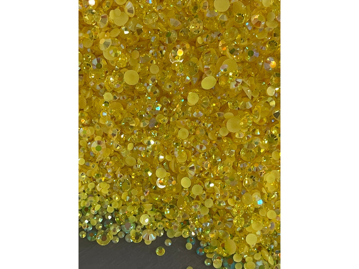 Monochrome Yellow Jelly Resin Mix