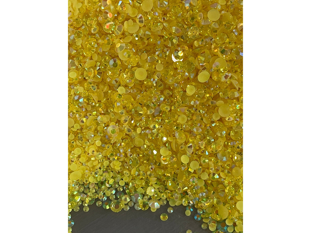 Monochrome Yellow Jelly Resin Mix
