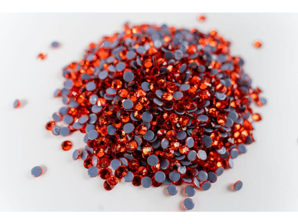 Rhinestones, Hotfix, DMC, Glass Rhinestone, 6mm, 144-pc, Ruby Red RED