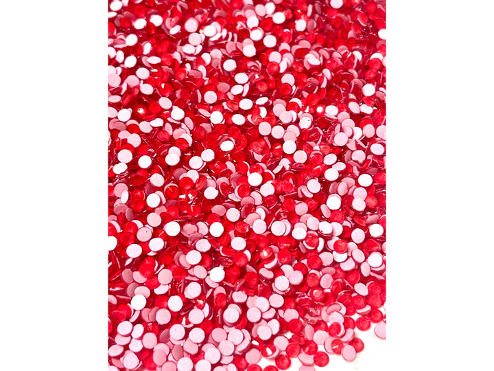 Neon Siam Red Rhinestones