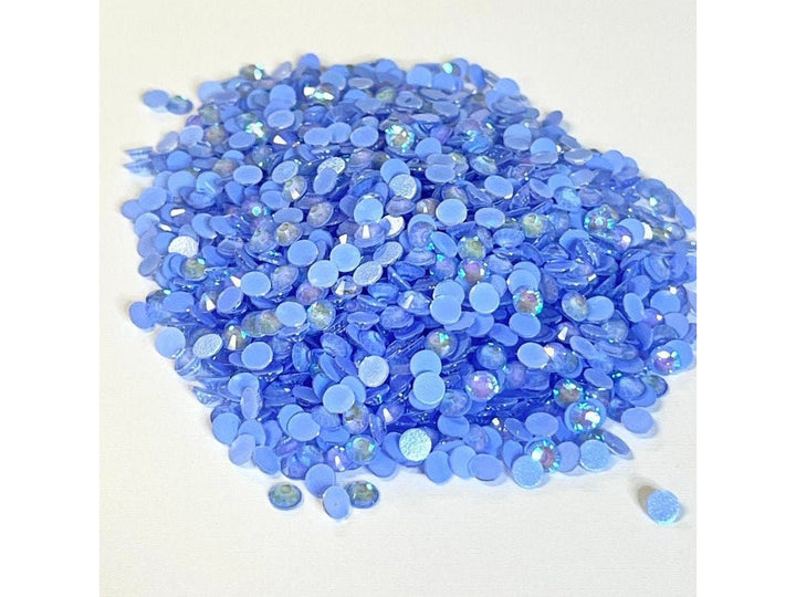 Luminous Blue AB Glass Rhinestones