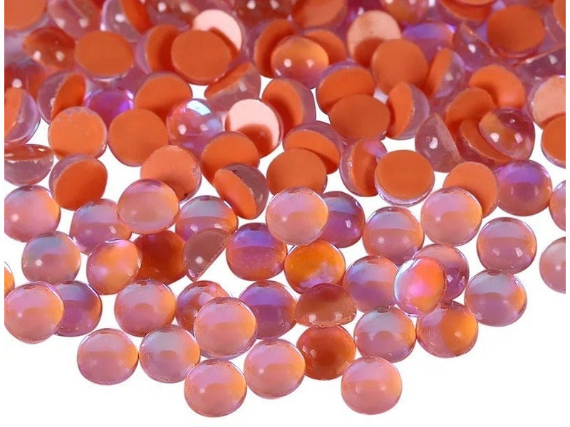 Mermaid Tears Rhinestones; Orange