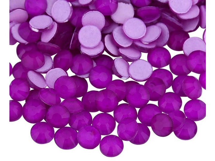 Neon Purple Rhinestones